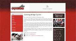 Desktop Screenshot of canningbridgecycles.com.au